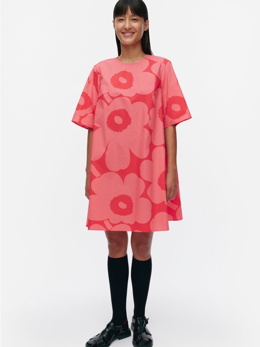 Marimekko Kukkiva Unikko Dress,M L - Picture 2 of 8